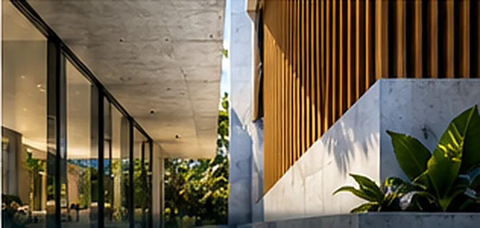 Illustratie: gedetailleerde architectonische gevel